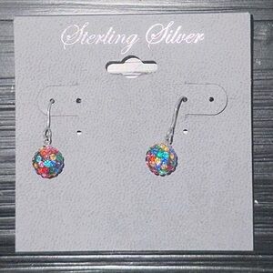 Sterling Silver Multicolor Earrings